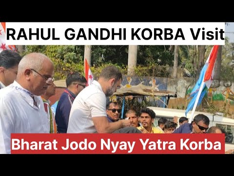 Rahul Gandhi in Korba City ‼️ Bharat Jodo Nyay Yatra ‼️ #rahulgandhi #bharatjodoyatra #korba