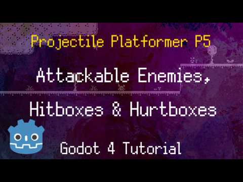 Damageable Enemies, Hitboxes, & Hurtboxes - 1 Bit Platformer [Part 5] - Godot 4.3 Series