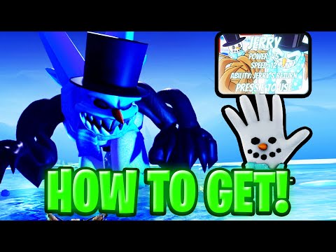 *REAL* How To Get The JERRY GLOVE + SNOW MAN LEFT BEHIND BADGE In Roblox Slap Battles!