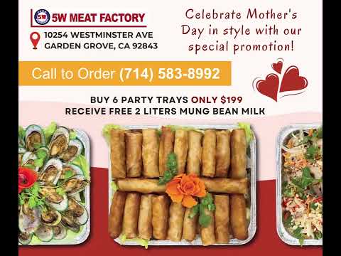 MOTHER'S DAY PARTY TRAY PROMOTION