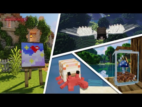 Cute Minecraft Mods you NEED to try ASAP! 🦀🎨