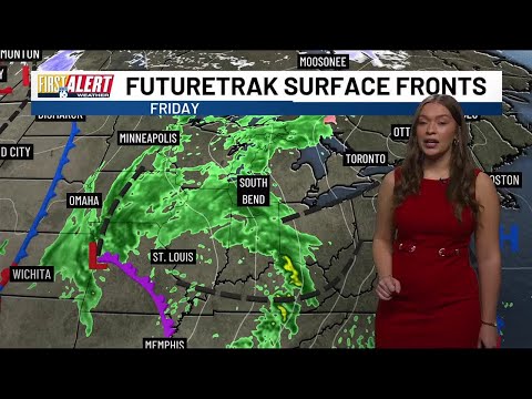 First Alert Weather: On and off rain showers Friday