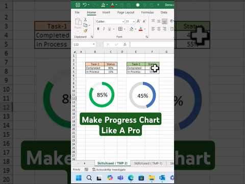 You Won't Believe How Easy Excel Progress Charts Are to Create! #shorts #exceltips #exceltricks