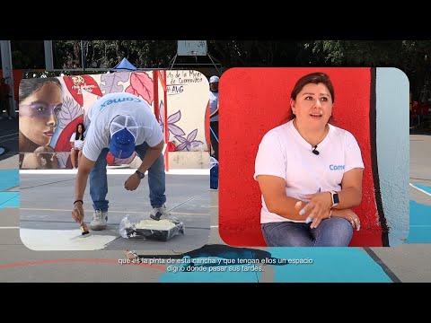 Transformamos Cancha Deportiva en Ciudad Chapultepec, Morelos con pintura Comex | México Bien Hecho