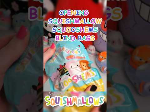 Opening Squishmallow Squooshems blind bags! #squishmallows #blindbag #squishmallowhaul #fivebelow