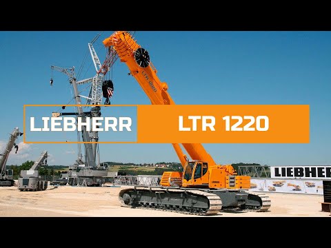 LTR 1220 - this crawler crane from Liebherr can completely assemble itself