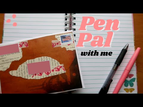 pen pal with me (asmr) - cottagecore edition🌸 🌿 🍄 💐