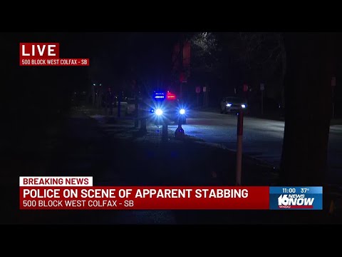 Stabbing on Colfax Avenue in South Bend