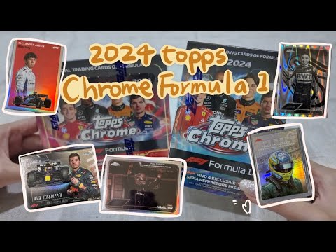 肥胖來開卡 | F1也出卡包?! | 開箱 2024 Topps Chrome Formula 1 | 究竟有沒有辦法抽到樂樂呢?