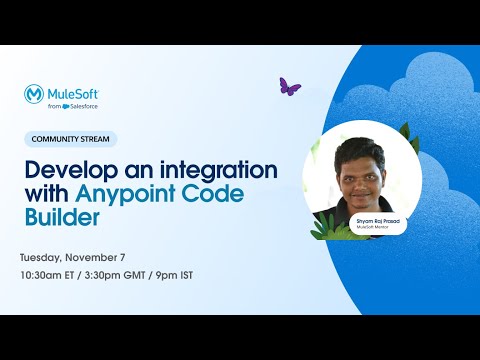 Develop an integration using Anypoint Code Builder