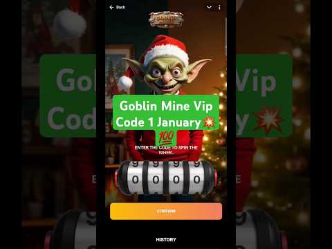 Goblin Mine Game Vip Code Today 1 Jan | Goblin Mine Game Code | Goblin mine game code today #goblin