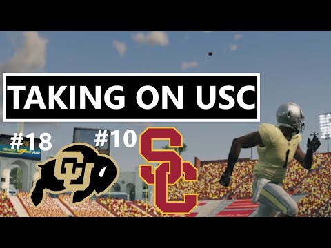 TOP 25 MATCHUP IN LA!!! CAN WE BEAT USC? Colorado Dynasty NCAA 14 E6