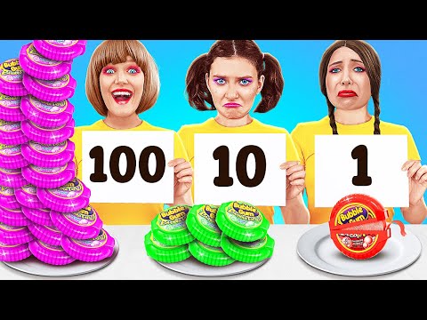 WOW 🔥 100 LAYERS FOOD CHALLENGE || Funny Hot & Cold Food Challenges by Rocketmons!