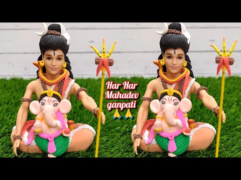 Ganesh Chaturthi Special 🎊🎉🙏Lord Ganpati Making With Clay🙏🥥🌺 Mahadev Lord Shiva,Ganesh Ji Making🙏🙏🙏