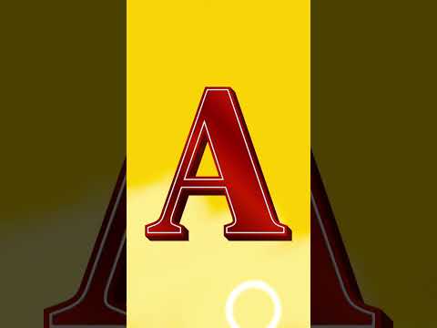 The letter A flash card. | learning the alphabet| #letters #flashcards_for_kids #abcs #alphabet