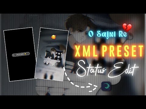 O Sajni Re Editing Alight Motion #xml