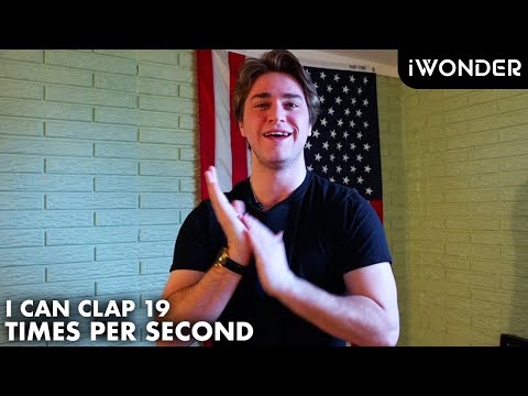 Fastest Clapper In The World ( 1,140 Claps In 1 Minute)