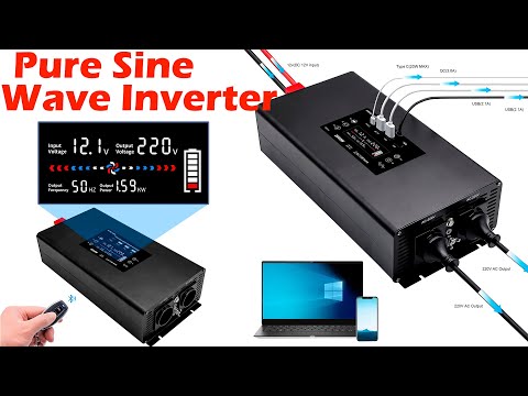 DATOUBOSS Pure Sine Wave Inverter 4000W Solar Inverter DC 12V 24V 36V 48V 60V to AC 220V 230V