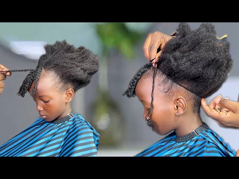 4 Years Kid Got The Quickest Method For Natural Hair Styling. Very Detailed Tutorial.