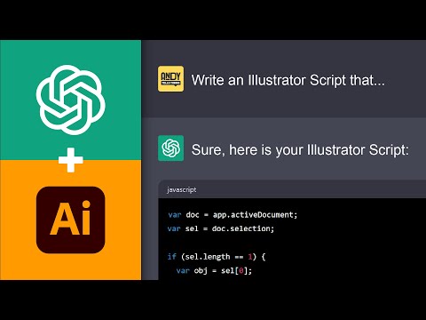 ChatGPT and Adobe Illustrator: Scripting With A.I.