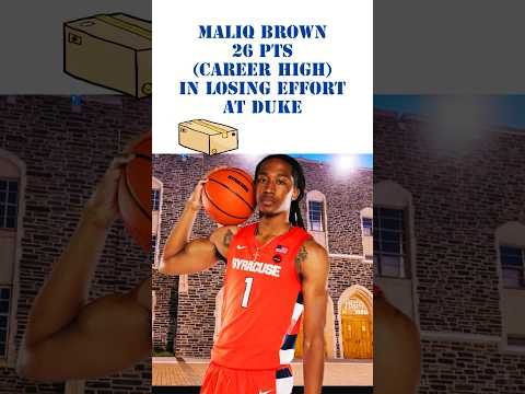 @SyracuseOrange F Maliq Brown is “Coming Along” According to Head Coach Adrian Autry👂