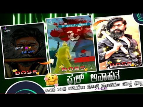 Kannada boys attitude status Editing in alight motion || attitude status Editing in Kannada ||