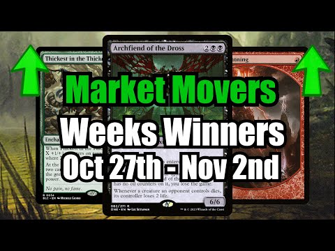 MTG Movers Of The Week! Oct 27 - Nov 2nd | Marvel Secret Lair Cards Moving The Needle Up!