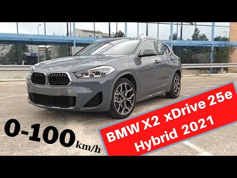 BMW X2 xDrive25e 220hp 2021plug in hybrid 0-100 km/h Acceleration I PeriTroxon.gr