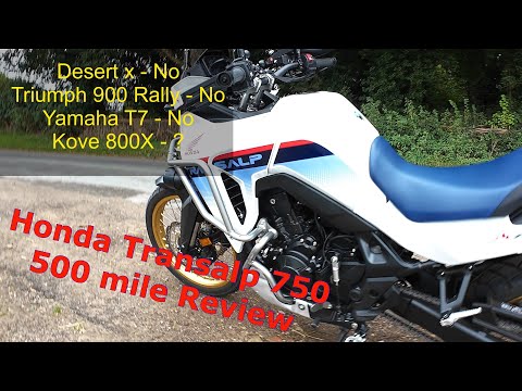 500 mile review... Honda Transalp 750