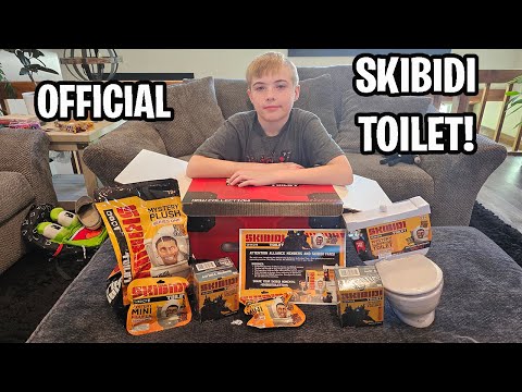 Unboxing New Official Skibidi Toilet Mystery Box full of Toys and Plush!