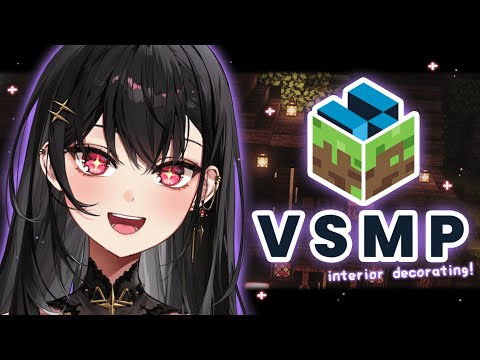 【MINECRAFT】LEISURELY DECORATING IN VSMP !【#VSPOEN #AryaKuroha】