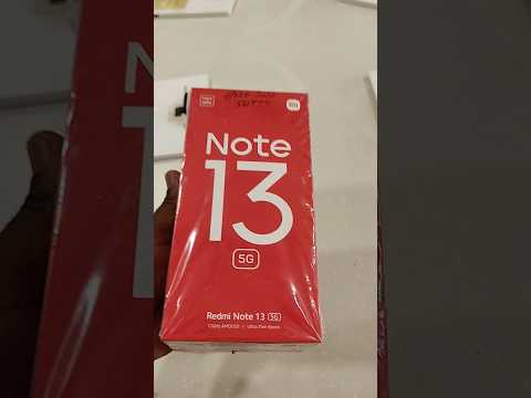 Redmi note 13 5G smartphone unboxing gold colour#smartphone #trending