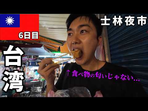 台北最大の士林夜市で5000円食い倒れ！臭豆腐も！　6日目｜台湾【海外vlog】