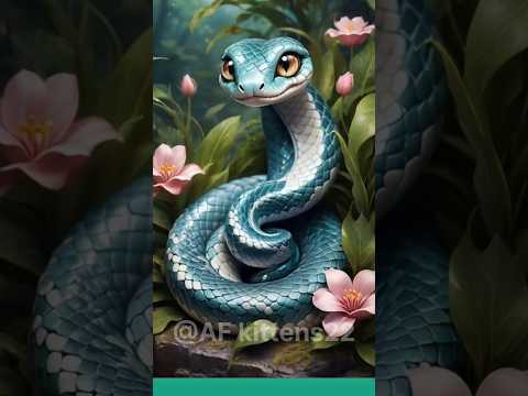 Beautiful blue snake 🐍🐍🐍#trending | #snakes | #shorts |#video || Real 100% 🍉😂