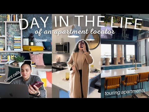 DAY IN THE LIFE OF AN APARTMENT LOCATOR // LONG and PRODUCTIVE day touring apartments + client calls