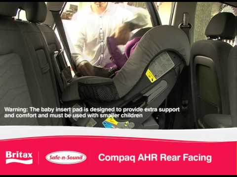 Britax Safe-n-Sound Compaq AHR: How to Install Rear-Facing Car Seat