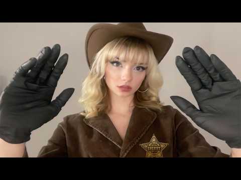 ASMR Sheriff TSA Pat Down (full body)