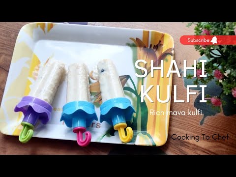 Rich Shahi Mava Kulfi | शाही मावा कुलफी | Summer Special | Instant