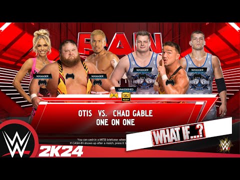 WWE #raw 30.12.24 (WHAT IF?) - Otis VS Chad Gable