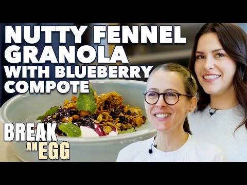 Nutty Fennel Granola with Blueberry Compote from Elena Besser | Break an Egg | Food52