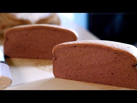 Chocolate Cotton Sponge Cake｜cocoa cotton cake