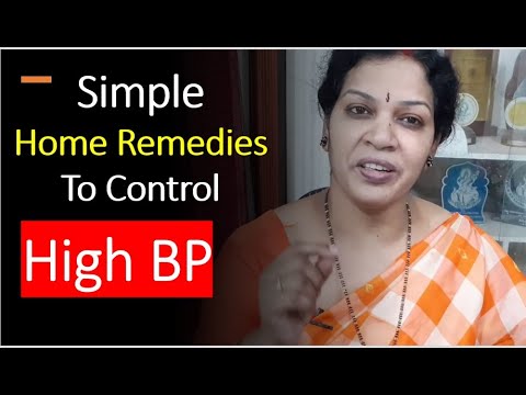 Simple Home Remedies To Control High BP - Healthy Life Is Beautiful Life