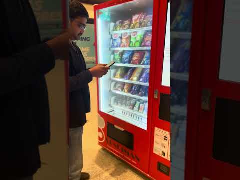 #hyderabad #rgia #airport #automatic #vendingmachine #chips #biscuit #digital