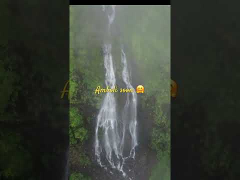 Amboli Waterfall in Monsoon #shorts #monsoon #waterfall