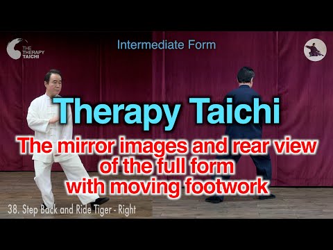 Easy Tai Chi for Everyone 《Therapy Taichi 》 The mirror images and rear view of the full form