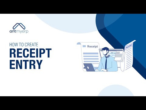 Create Receipt Entry | Payment and Receipt Management- English