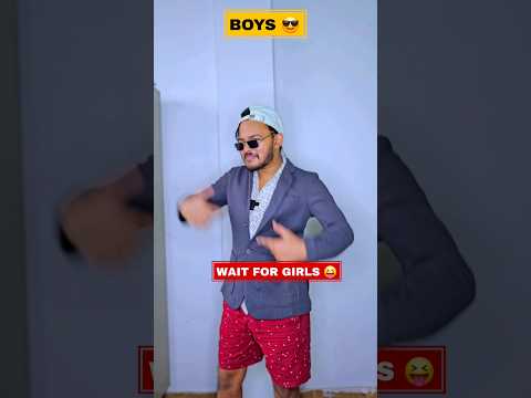 Getting Ready For Wedding 🥳 Boys Vs Girls 😎🤣 #shorts #funny #comedy #girlsvsboysmemes