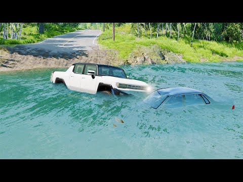 Mobil vs Deep Water #13 - BeamNG Drive