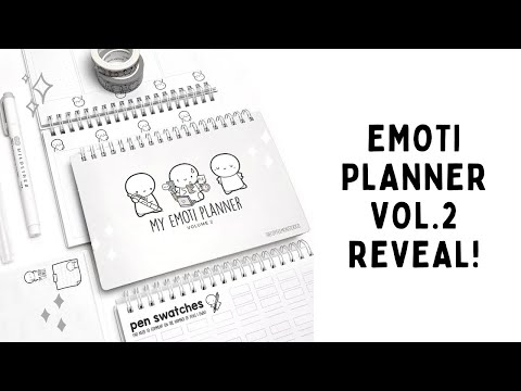 Emoti Planner Vol.2 REVEAL | I Made My Own Planner!