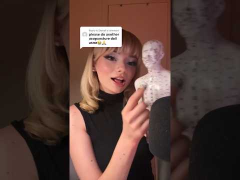 #asmr Acupuncture man doll is back for a second round of pr0bbing! #asmrsounds #asmrvideos